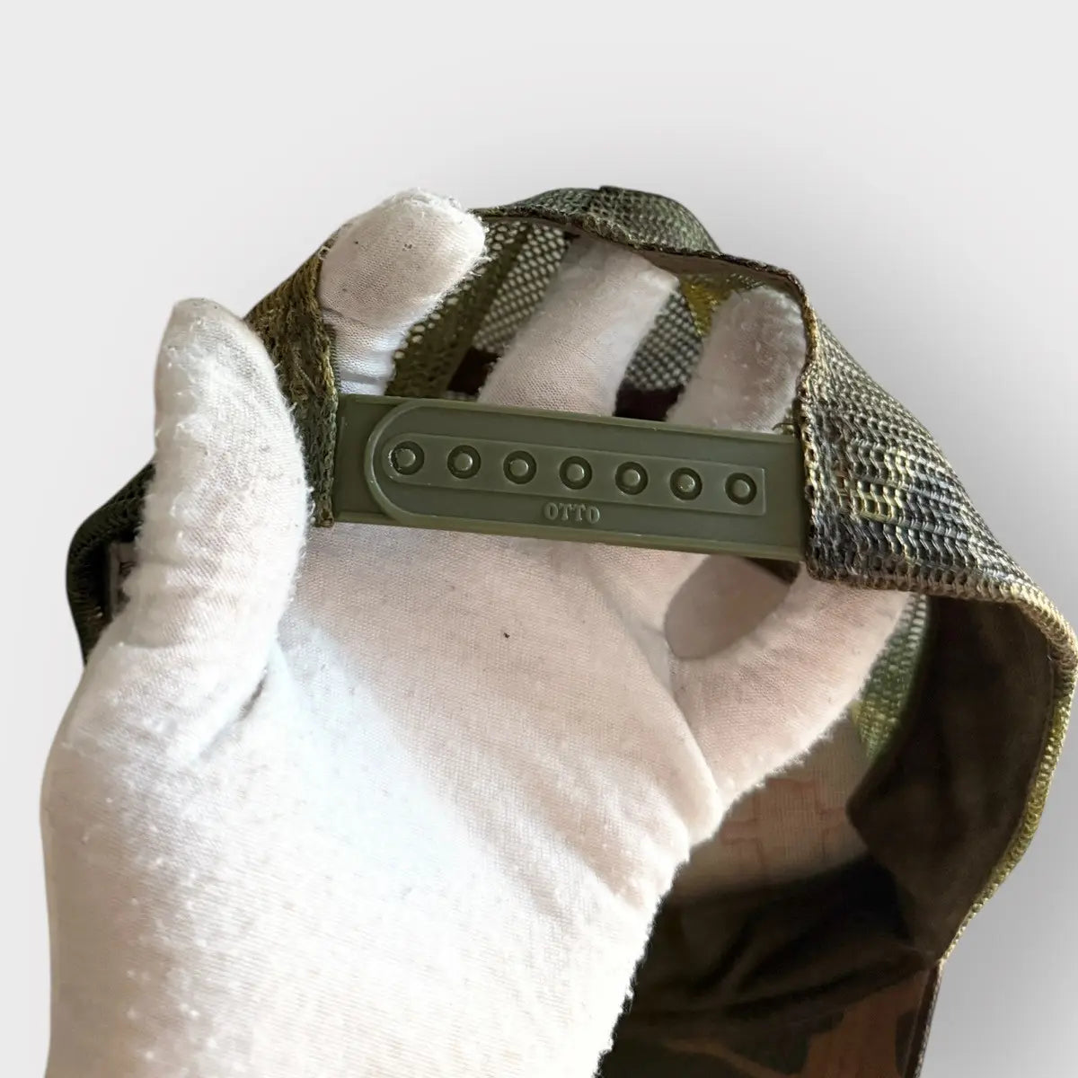 Chrome Hearts Fuck Leather Patch Camo Trucker Hat