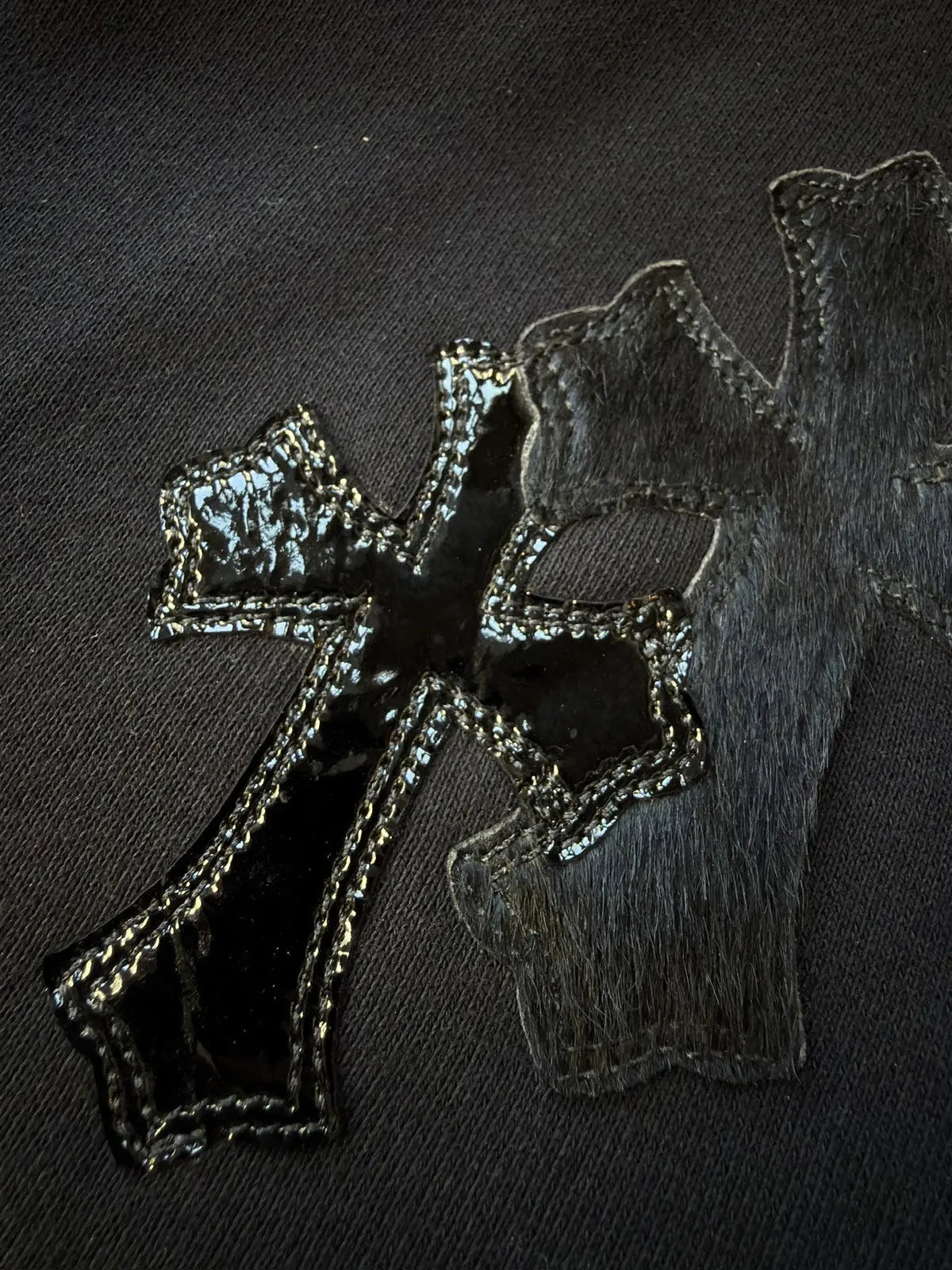 Chrome Hearts Flooded Cross Patch Sweatpants