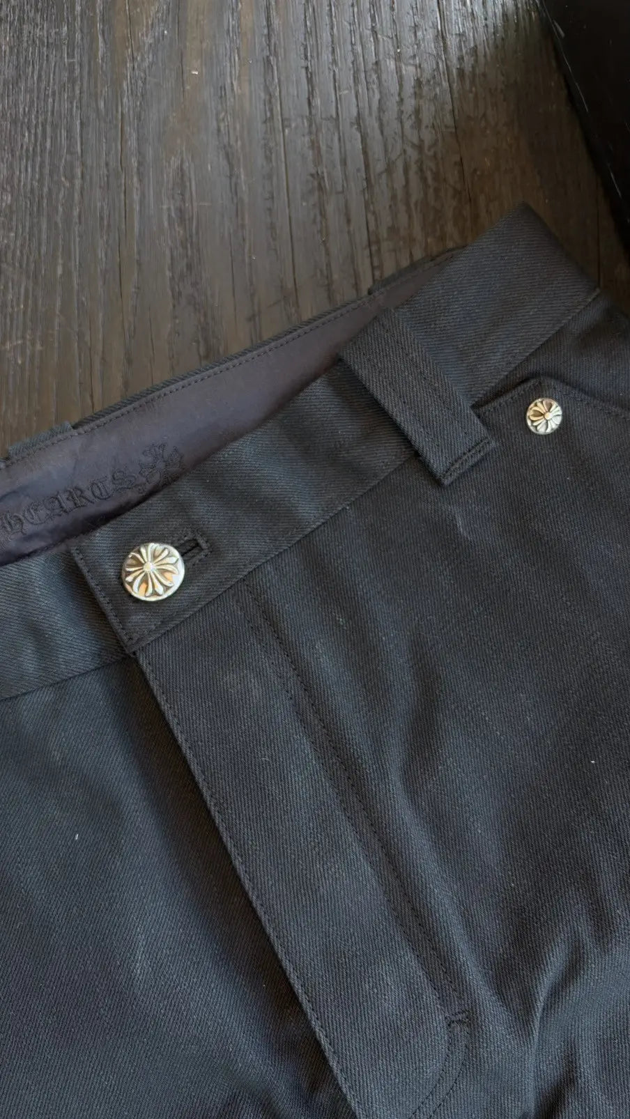 Chrome Hearts "KS Cutoff" Denim Shorts Size 34 Chrome Hearts
