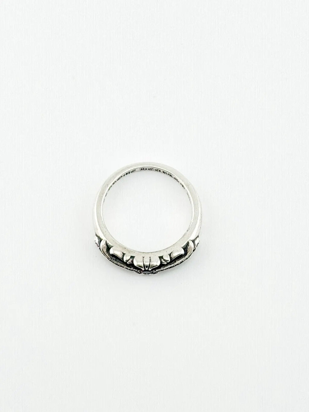 Chrome Hearts Blue Sapphire Baby Classic Floral Ring