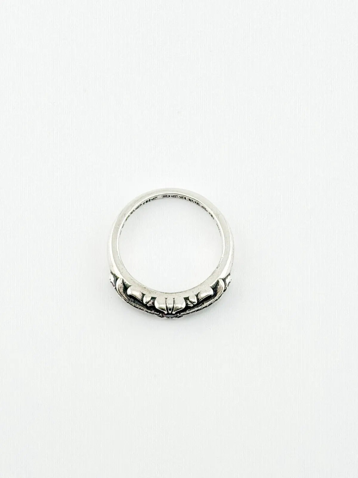 Chrome Hearts Blue Sapphire Baby Classic Floral Ring