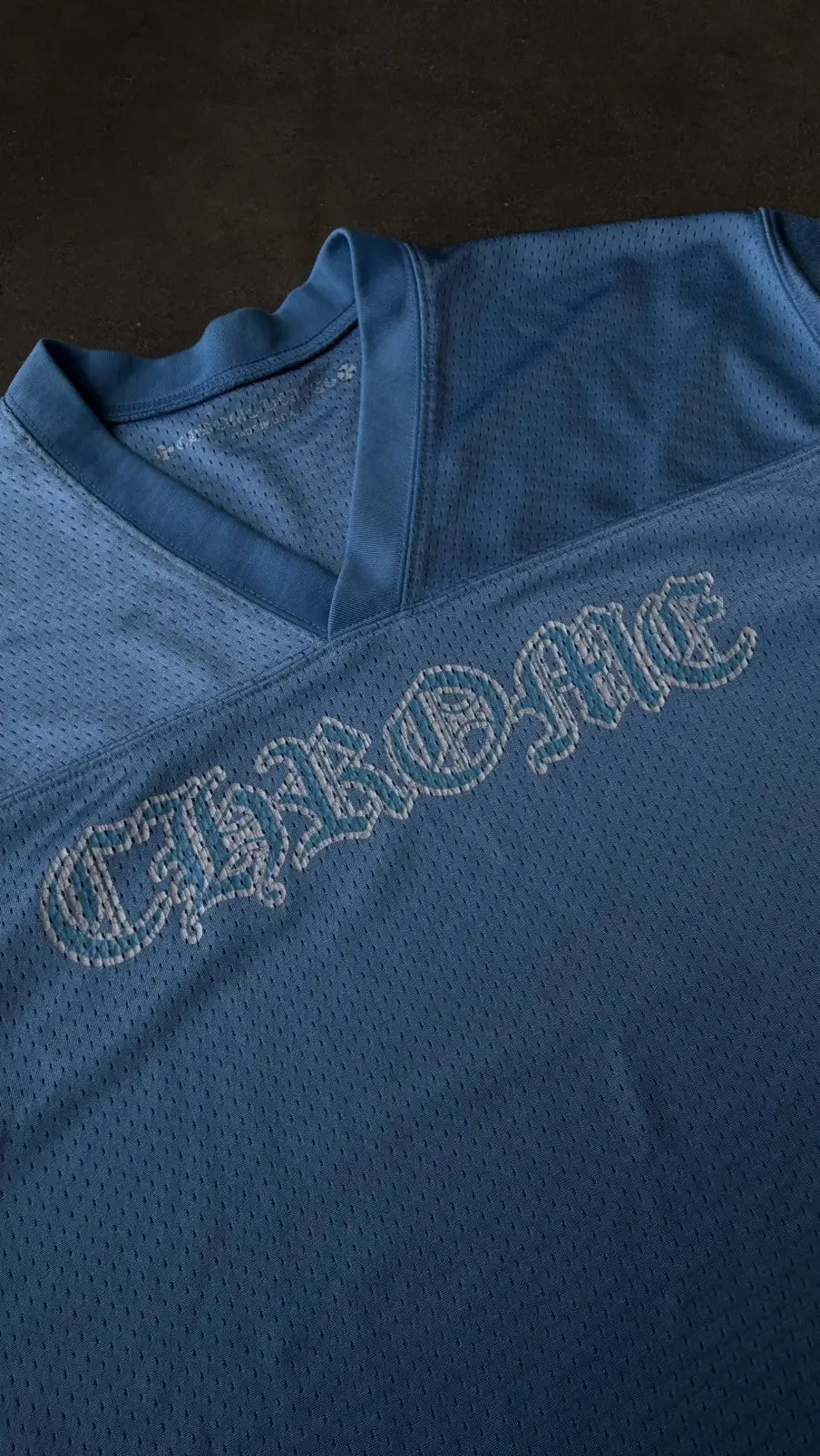 Chrome Hearts Baby Blue Mesh Jersey