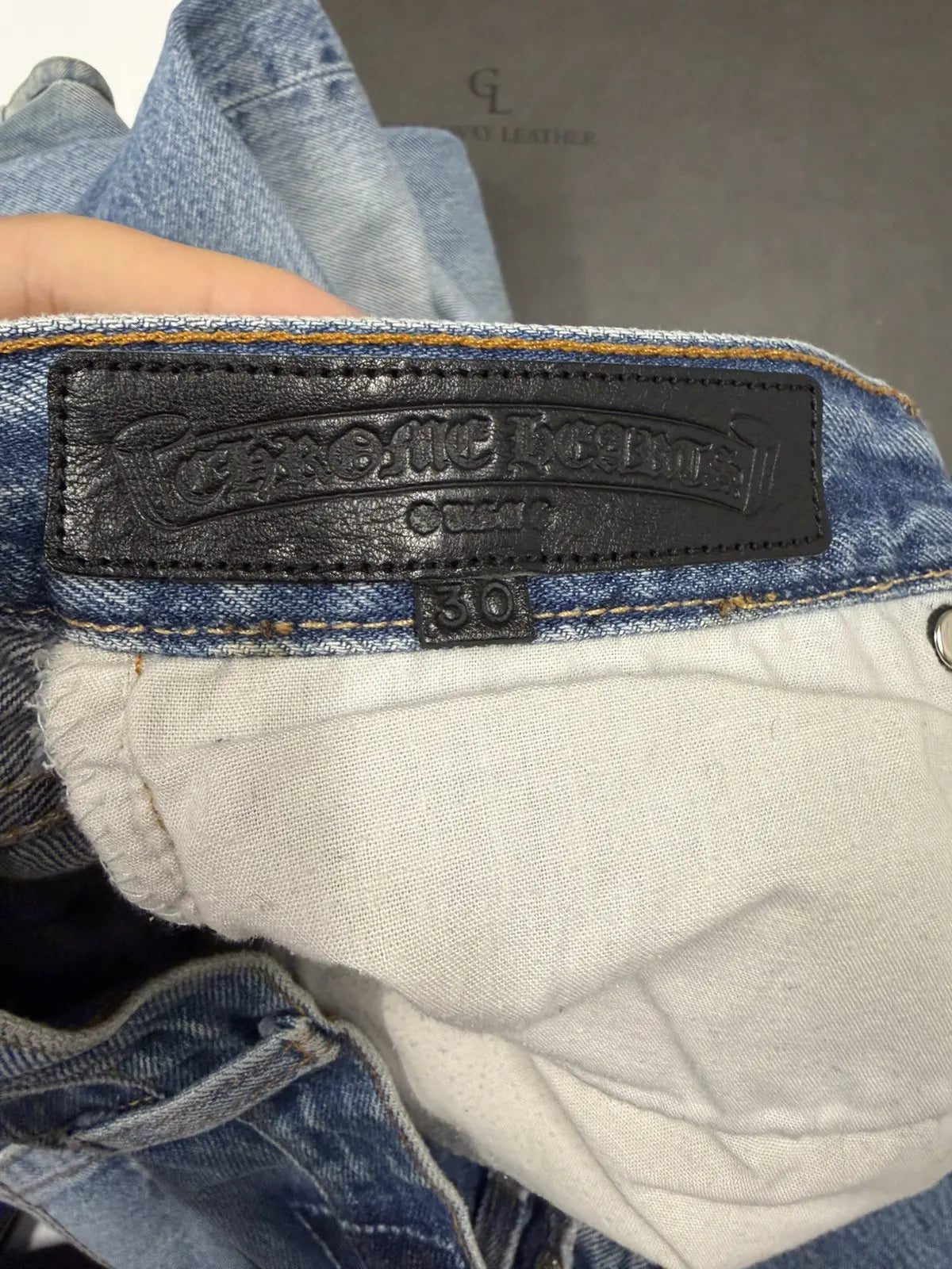 Chrome Hearts Levis Zebra Cross Patch Jeans