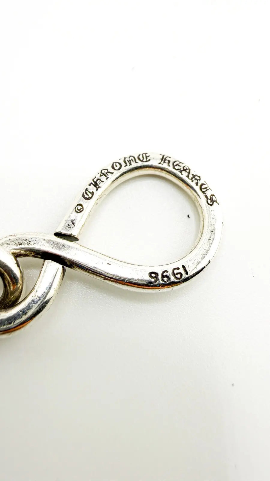 Chrome Hearts Sterling Silver Cross Ball Wallet Chain Chrome Hearts