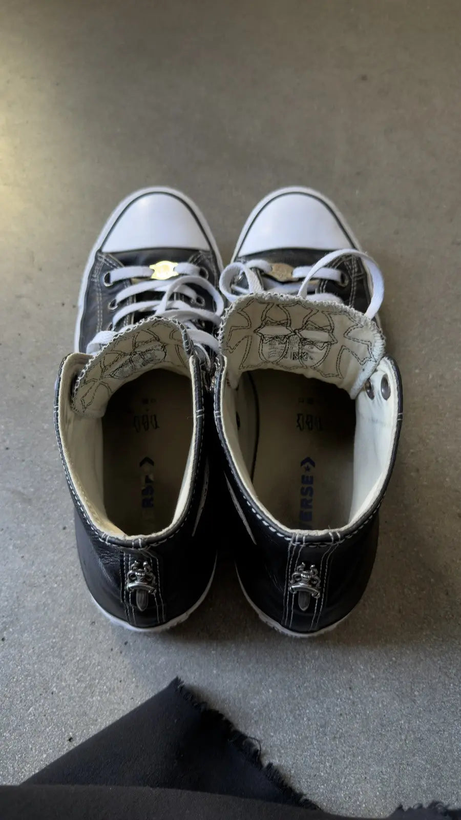 Chrome Hearts Converse All Stars TRIPLE CROSS