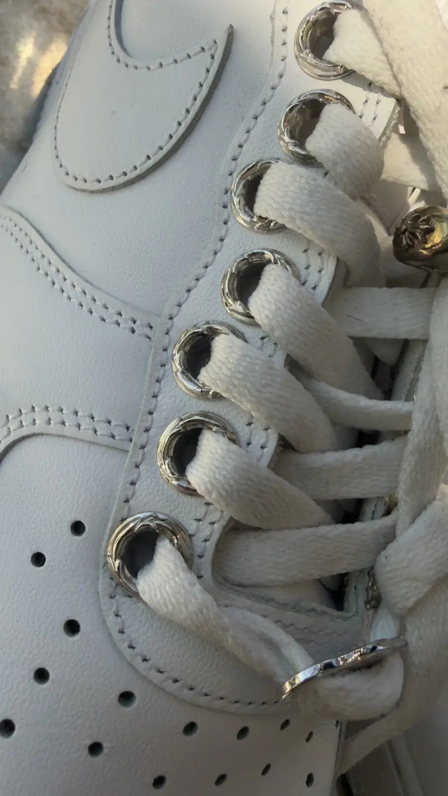 Chrome Hearts Nike Air Force 1 Low White Chrome Hearts