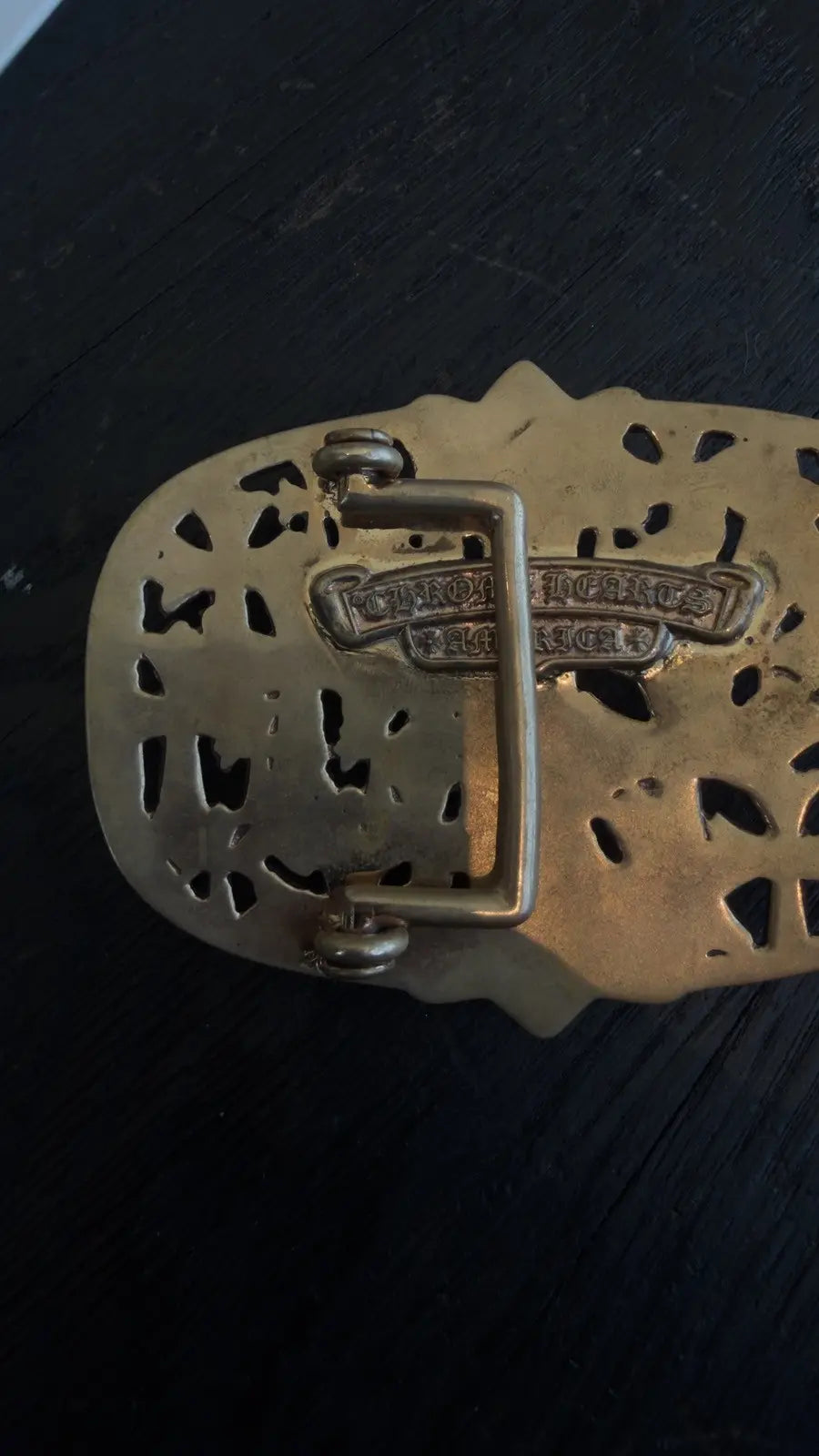 Chrome Hearts Cemetery Cross Belt Buckle Chrome Hearts