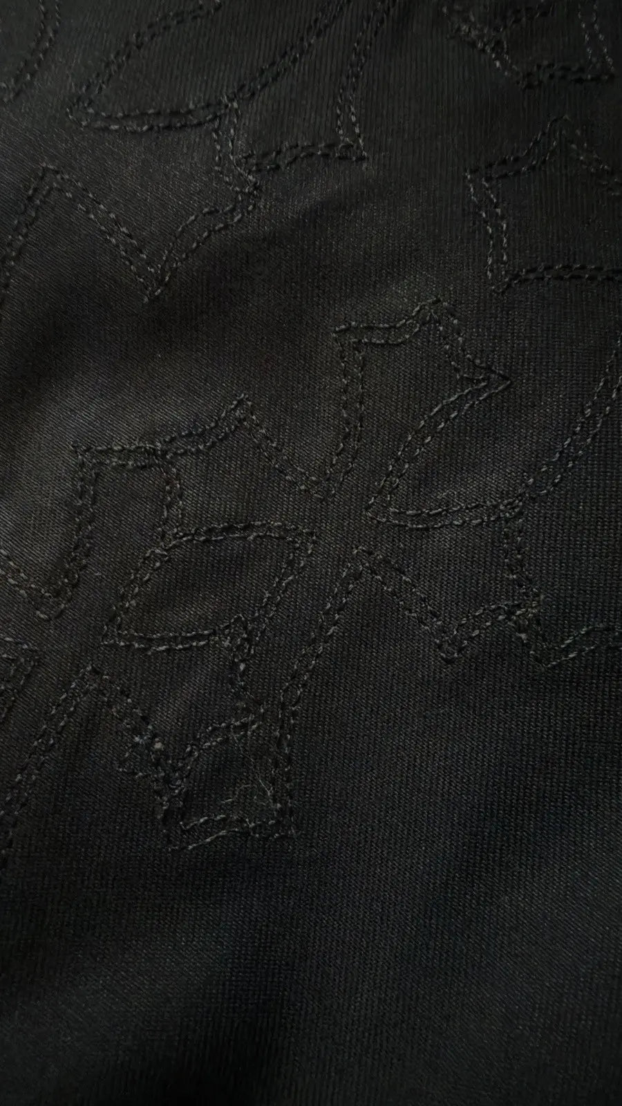 Chrome Hearts Black Camouflage Cross Patch Chino Pants