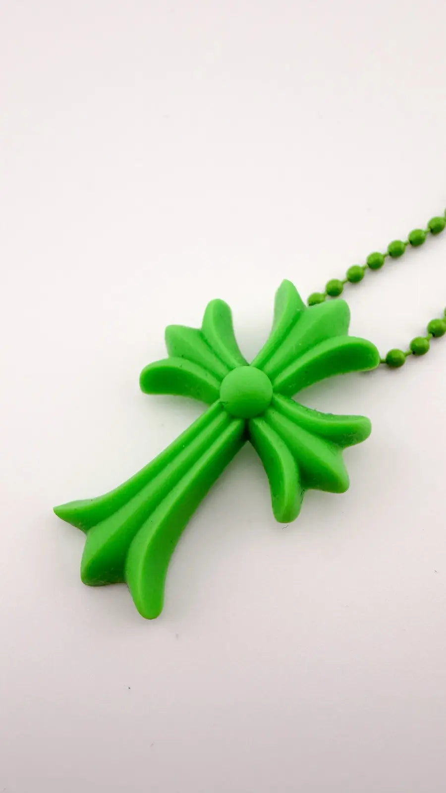 Chrome Hearts Silichrome Silicone Green Pendant