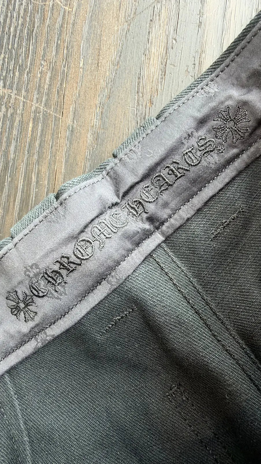 Chrome Hearts "KS Cutoff" Denim Shorts Size 33 Chrome Hearts