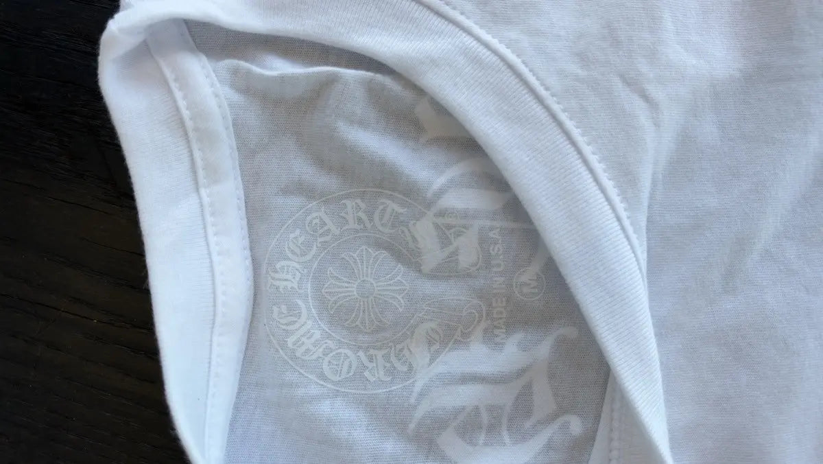 Chrome Hearts Script Horseshoe Floral Long Sleeve T-Shirt Size S Chrome Hearts