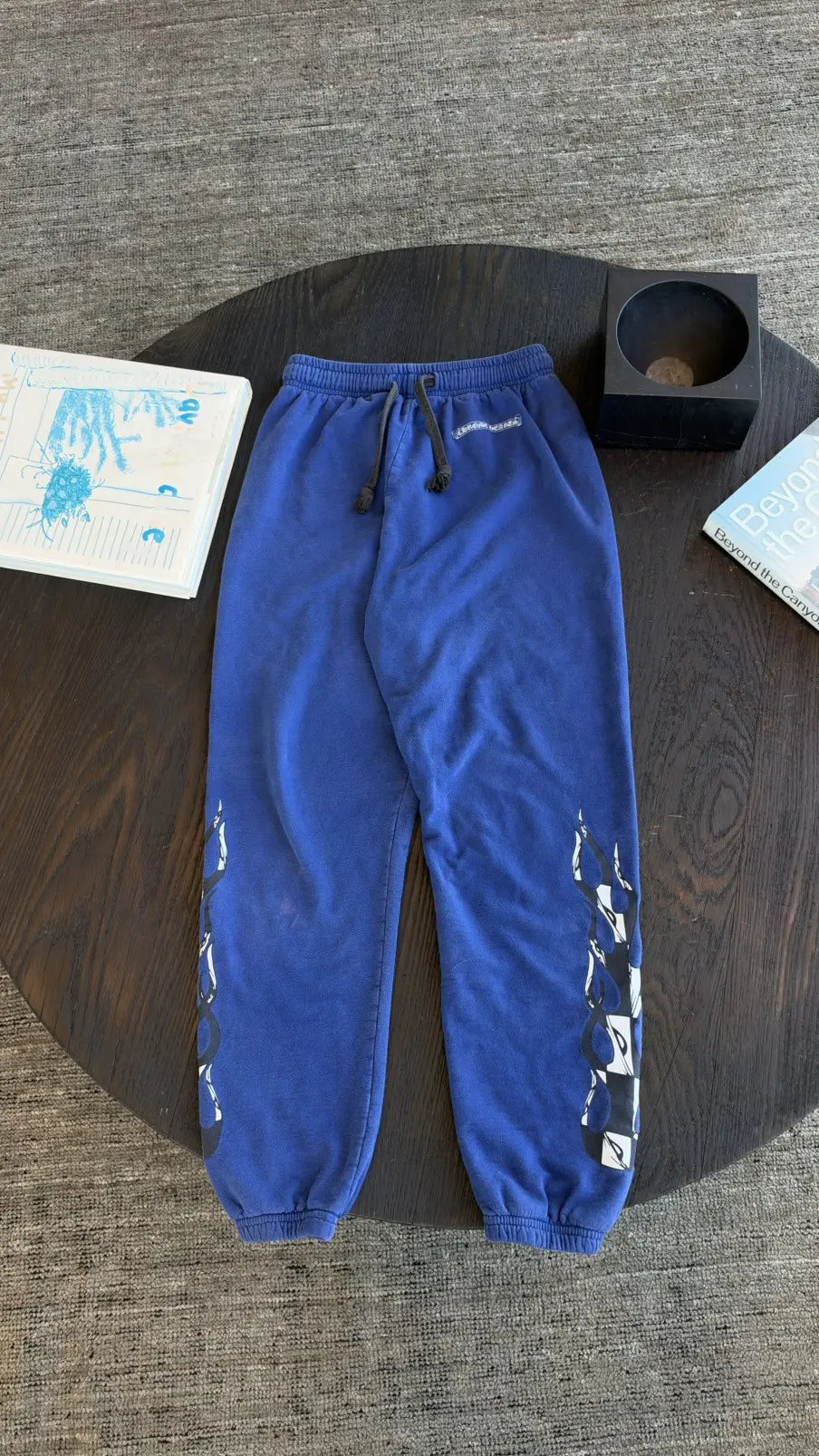 Chrome Hearts Matty Boy "Thousand Eyes" Flame Sweatpants Size M Chrome Hearts