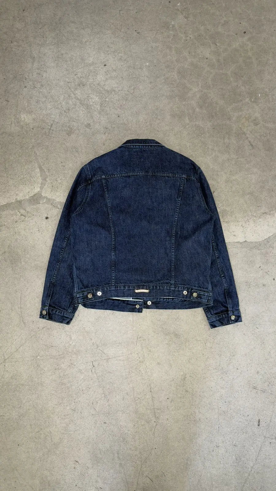 Chrome Hearts Motorbreath Indigo Denim Trucker Jacket