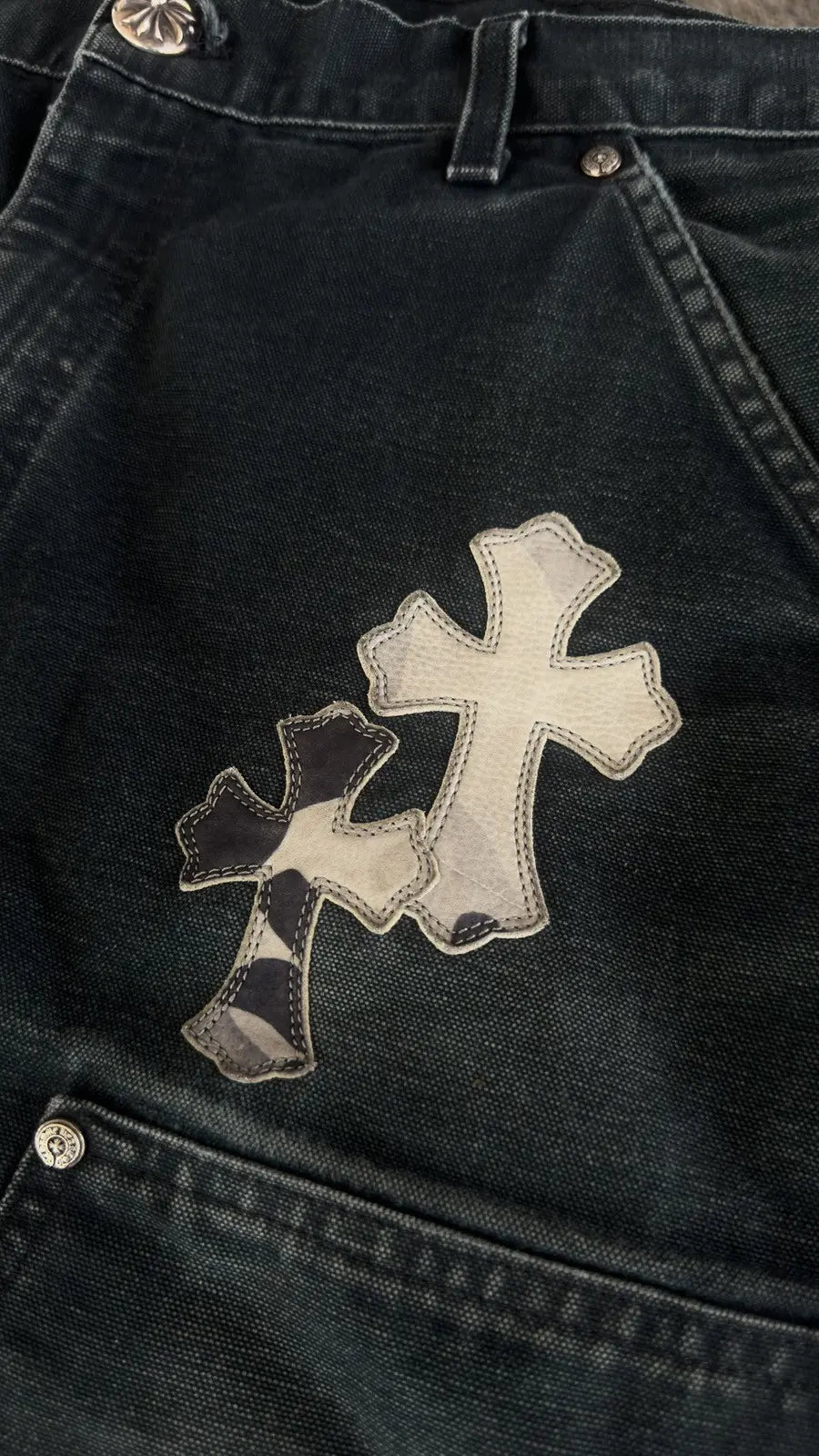 Chrome Hearts x Matty Boy "Sex Records Double-Knee Pants Chrome Hearts