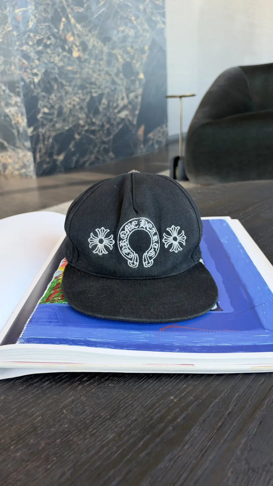 Chrome Hearts Horseshoe Cross Baseball Hat Chrome Hearts