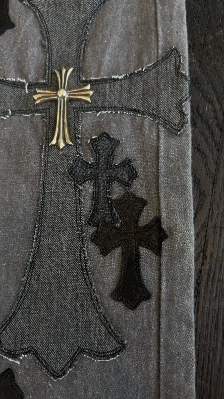 Chrome Hearts Levi’s Cross Patch Jeans Chrome Hearts