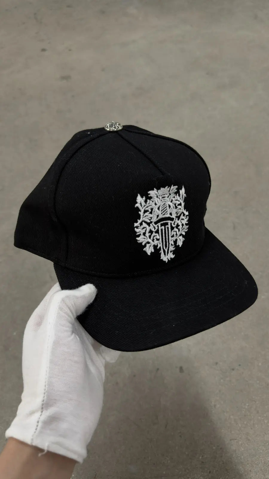 Chrome Hearts Dagger Denim Baseball Hat