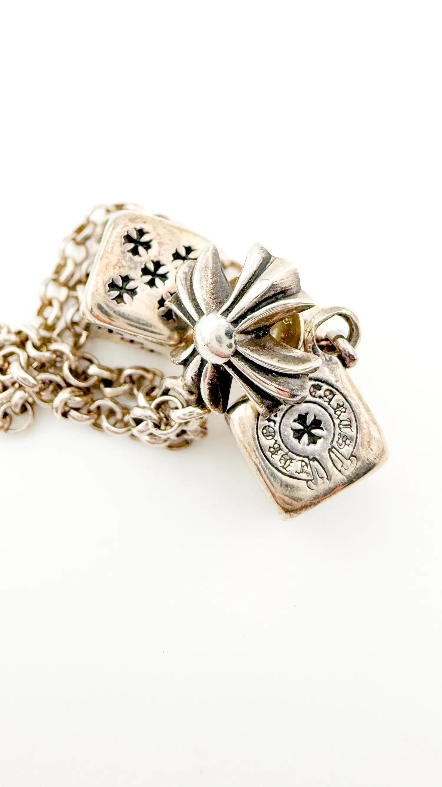 Chrome Hearts CH Plus Post Dice Left Side Earring