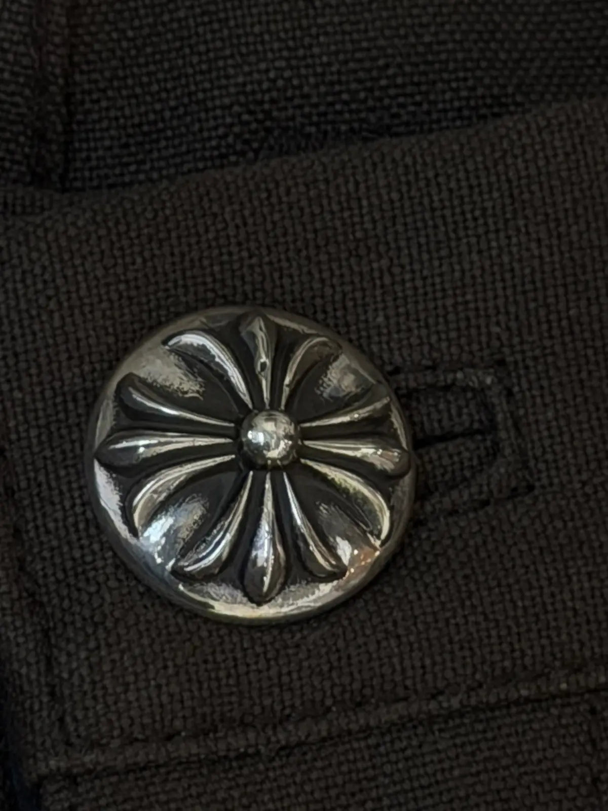 Chrome Hearts Flooded Back Patches Carpenter Pants