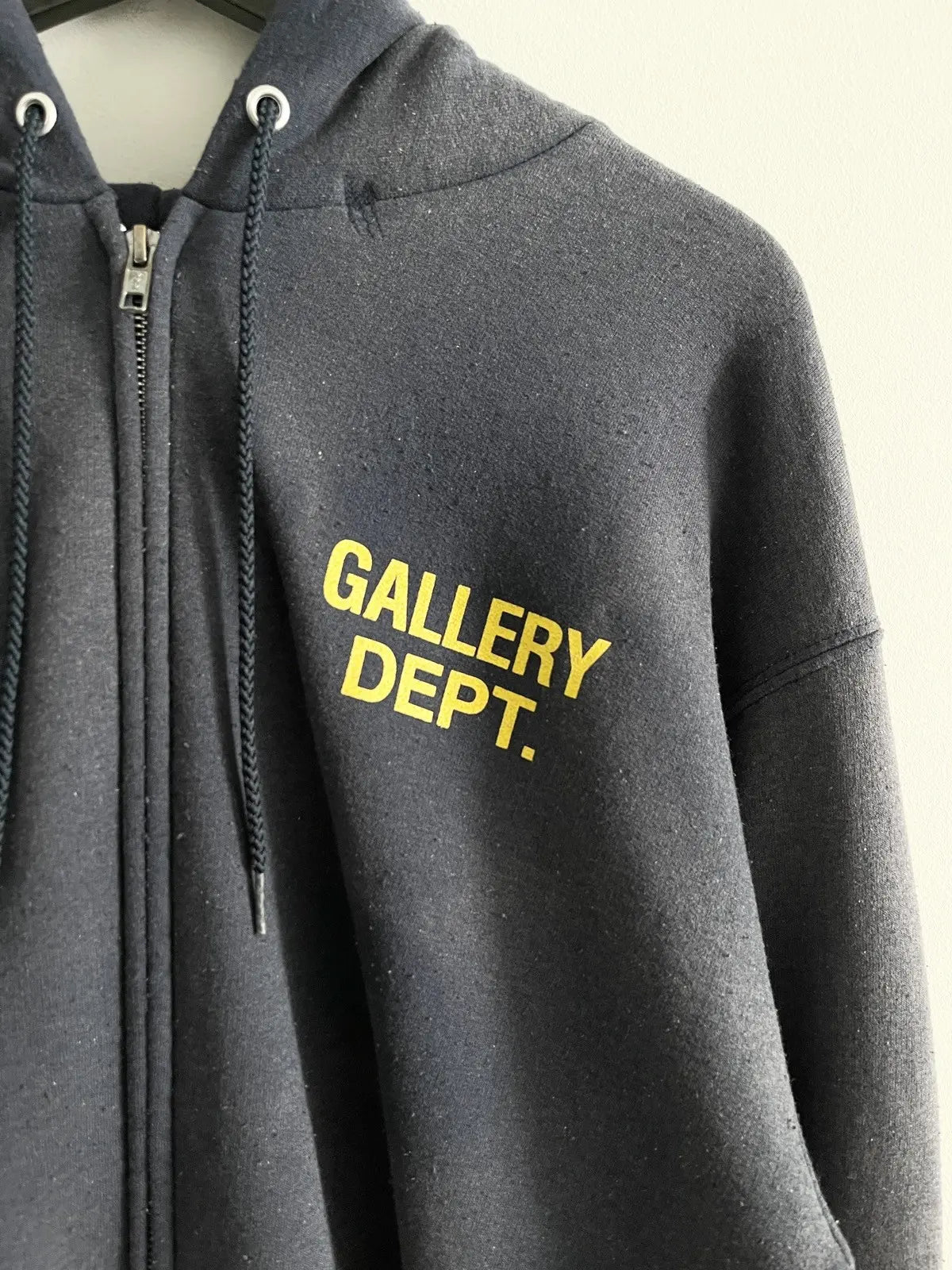 2010s Gallery Dept. Sun Faded Zip Up Logo Hoodie