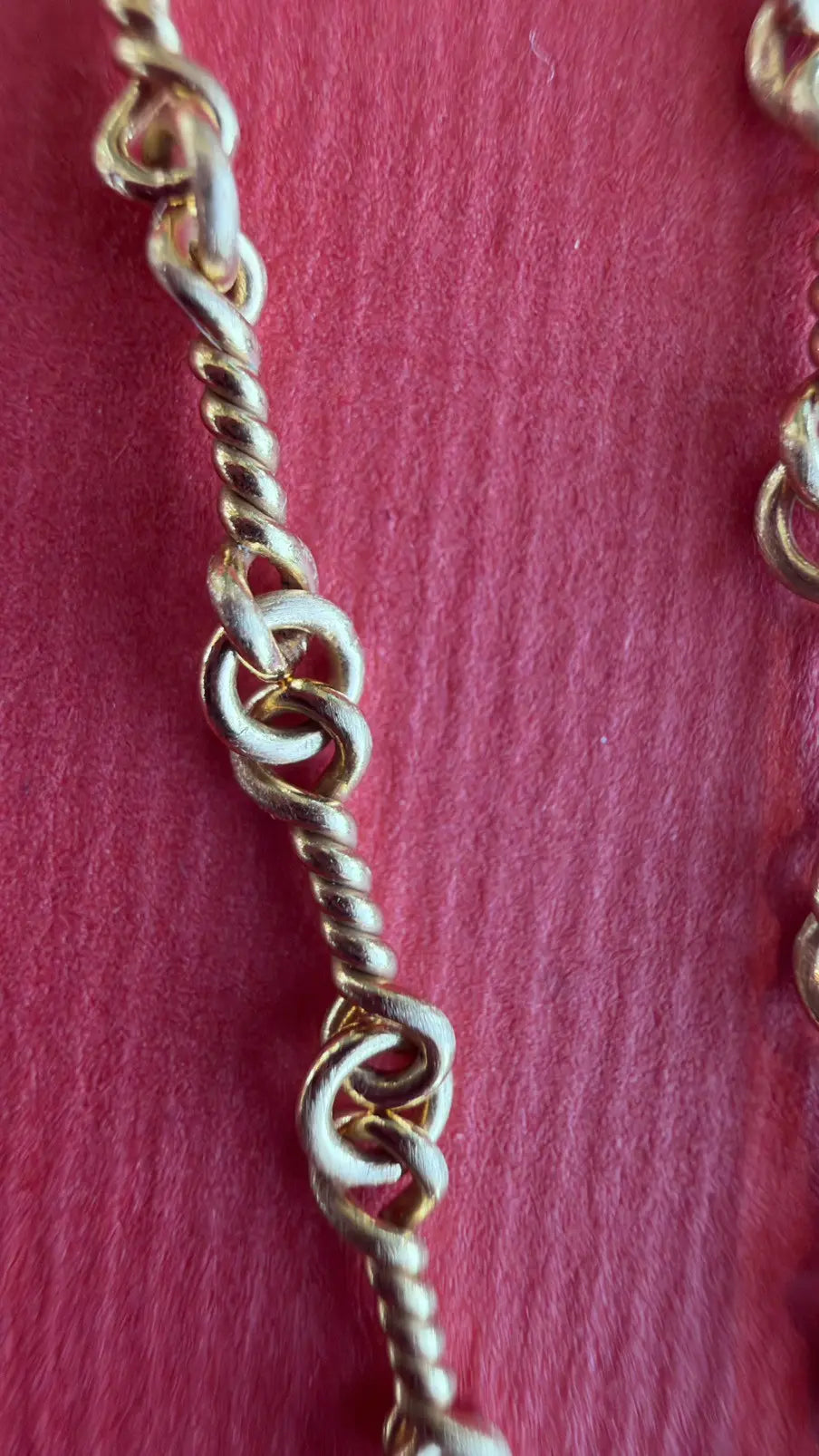 Chrome Hearts 22K Gold Twist Chain Necklace - 20 Inches Chrome Hearts