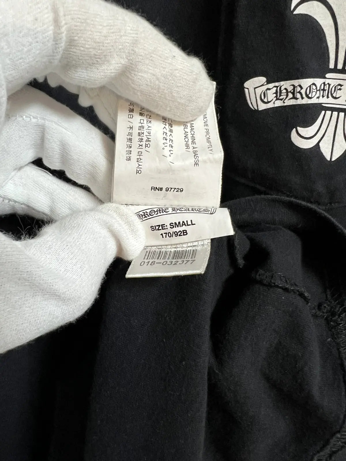 Chrome Hearts Monogram Dagger Scroll Logo Tee