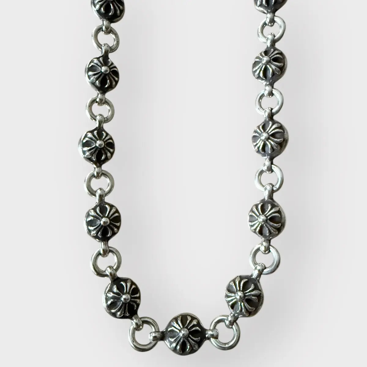 Chrome Hearts 24 inches Big Cross Ball Wallet Chain