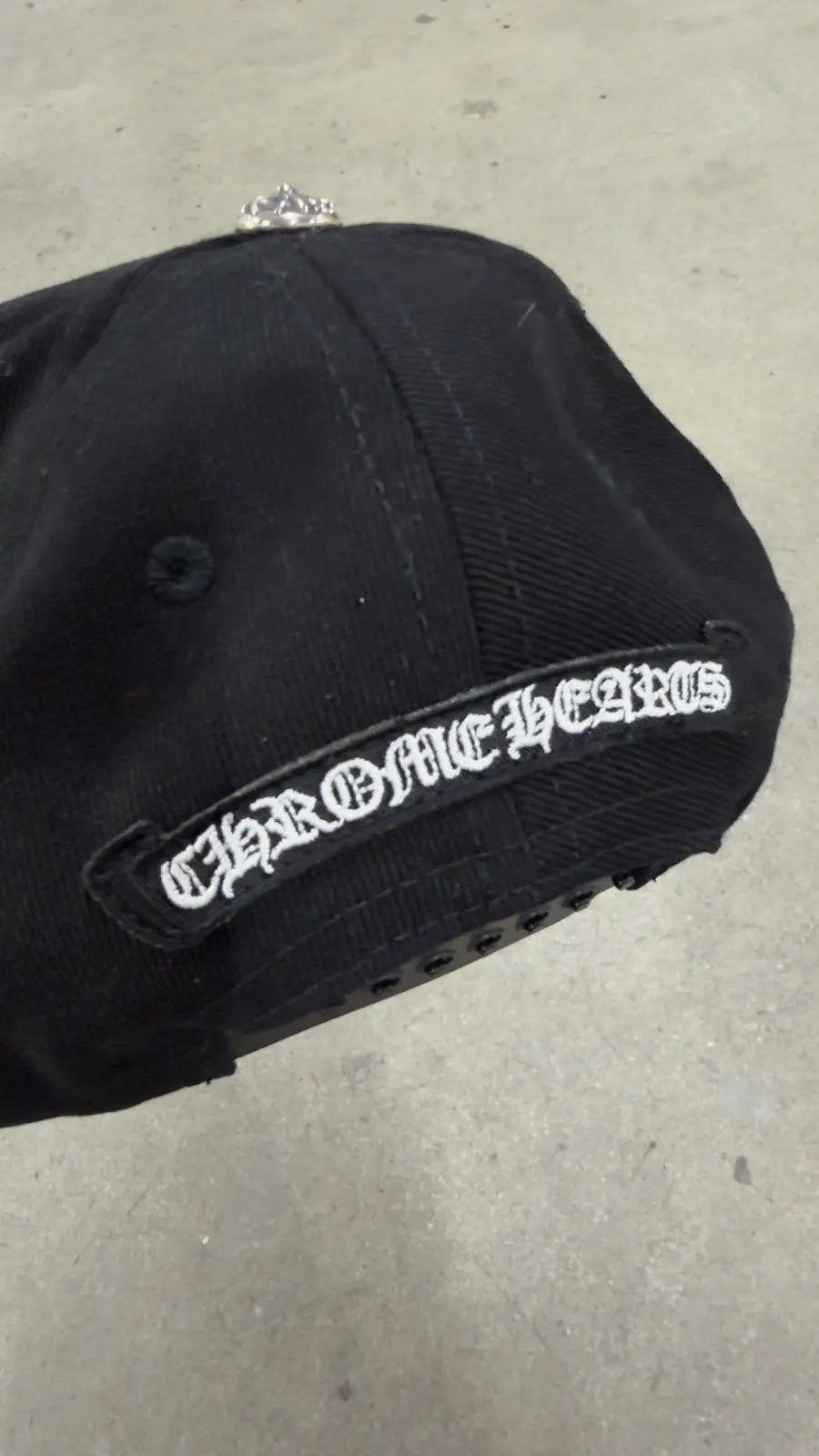 Chrome Hearts Dagger Denim Baseball Hat