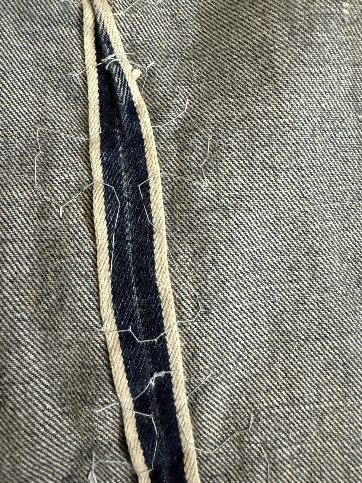 Chrome Hearts Canes Exclusive Diamond Crosses Sliver Jeans