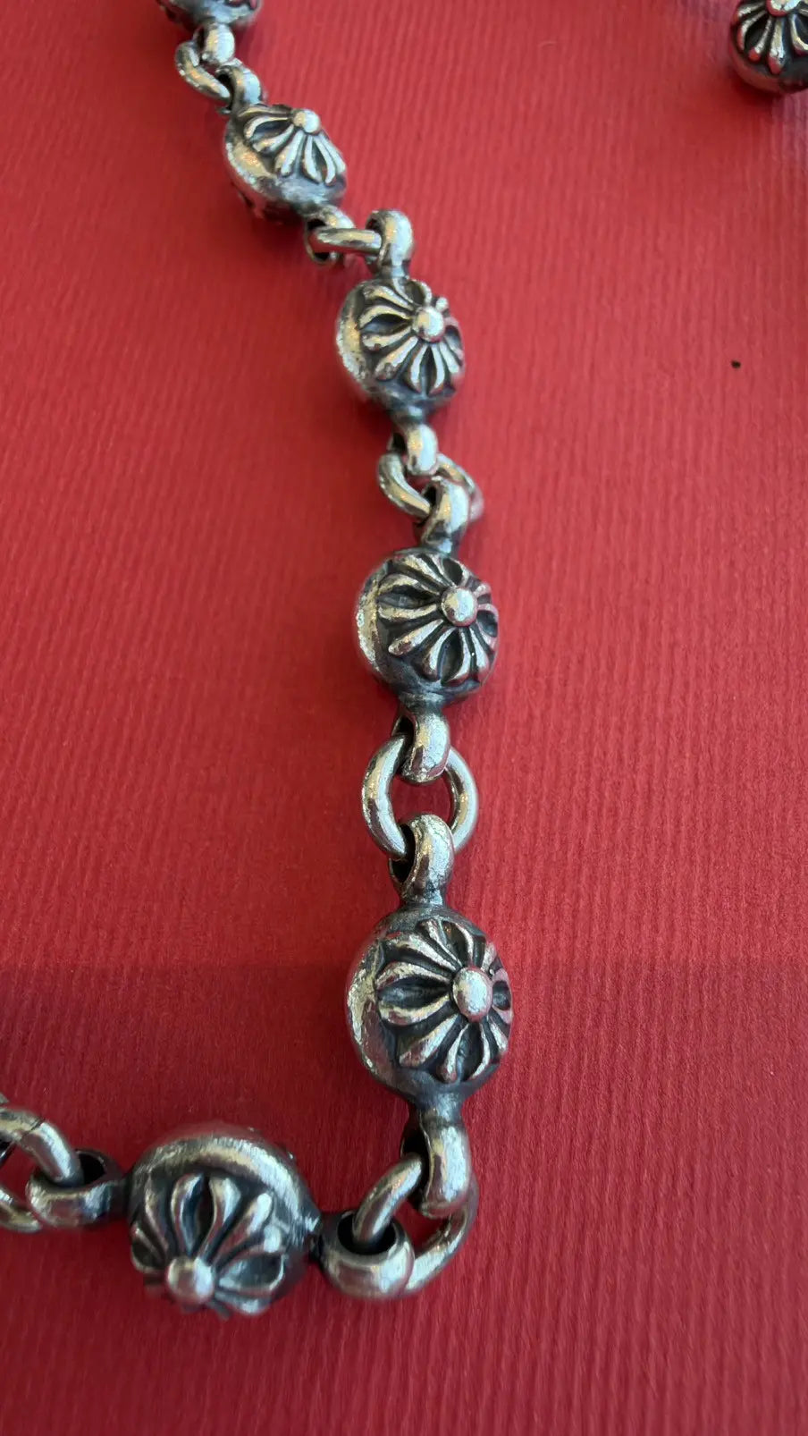 Chrome Hearts Cross Ball Chain 34 Inches Chrome Hearts