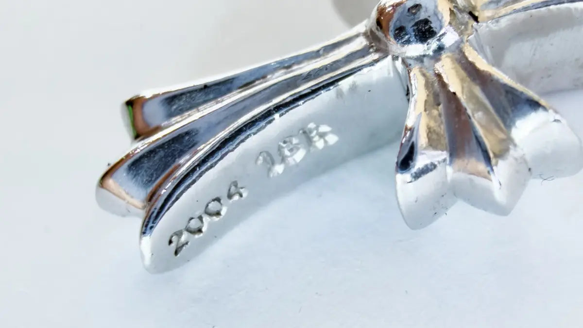 Chrome Hearts Blue Sapphire Pavé "Baby Fat" Cross Pendant Chrome Hearts