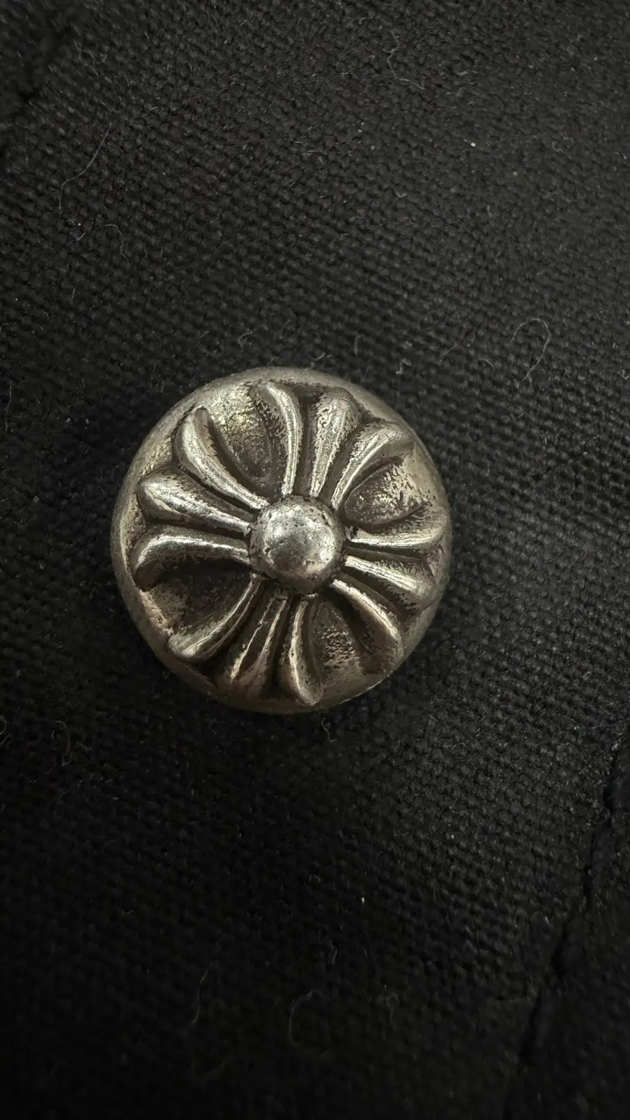 Chrome Hearts Black Waxed KS Jacket