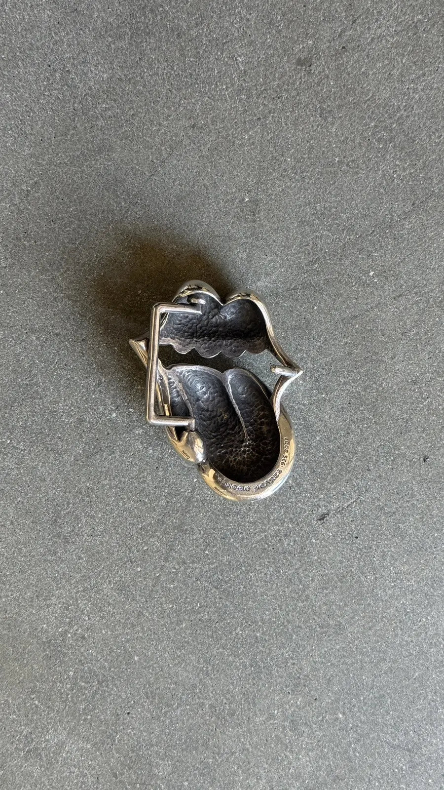 Chrome Hearts Rolling Stones Lip & Tongue Belt Buckle