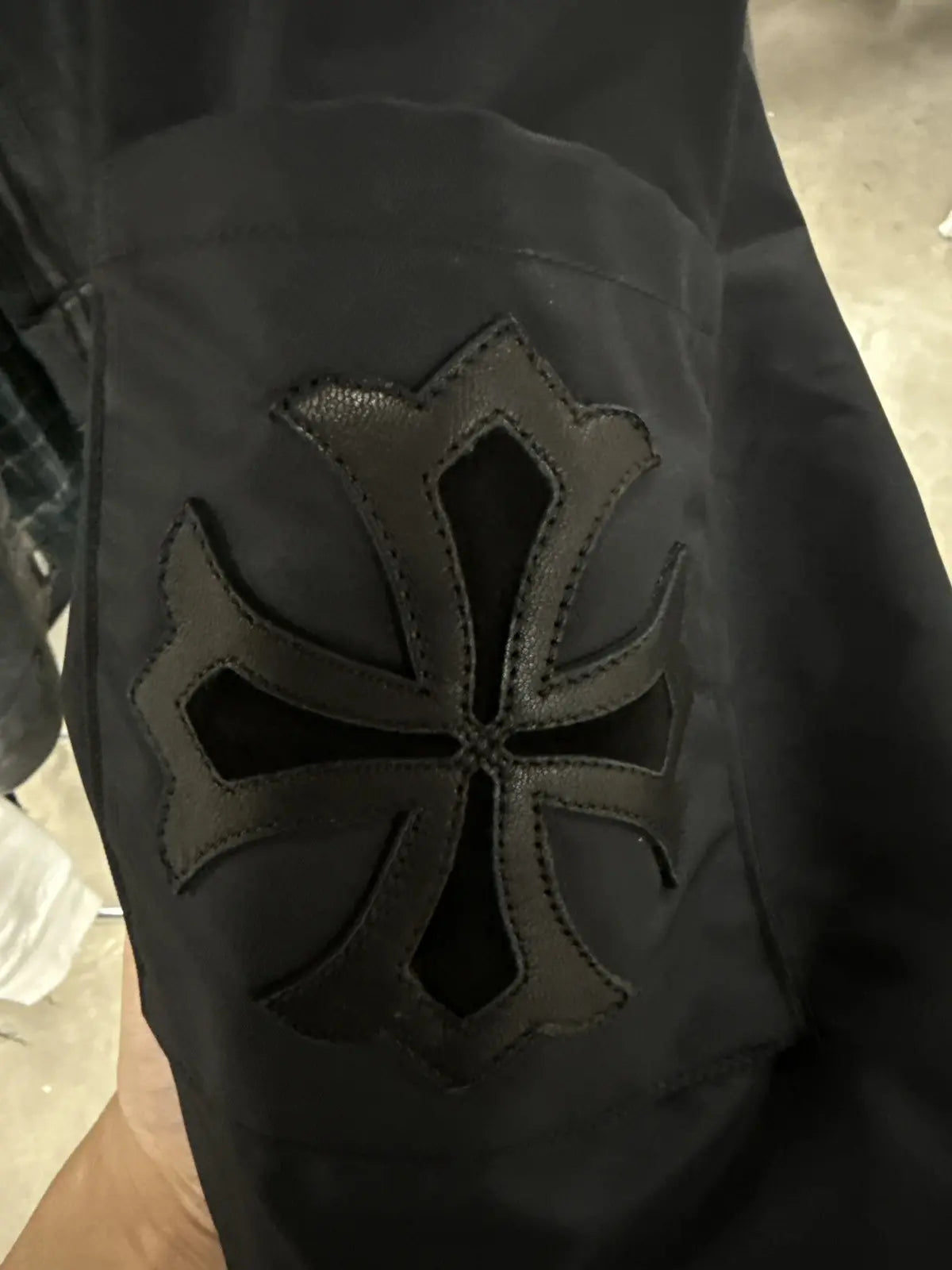 Chrome Hearts Cross Patch Cobra Racing Nylon Jacket