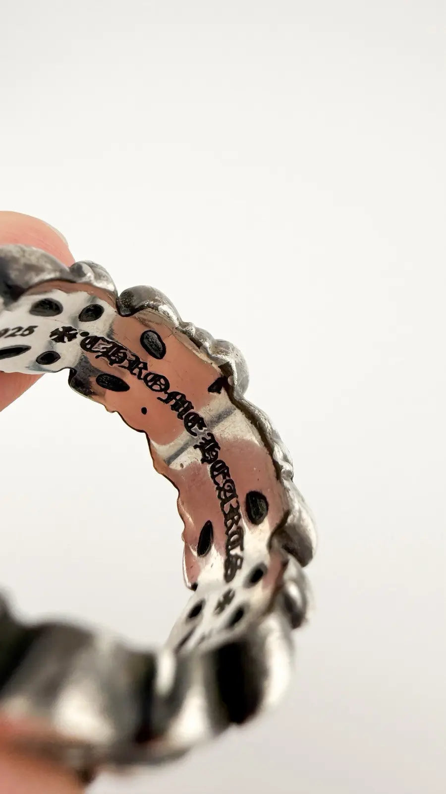 Chrome Hearts Double Floral Cross Ring