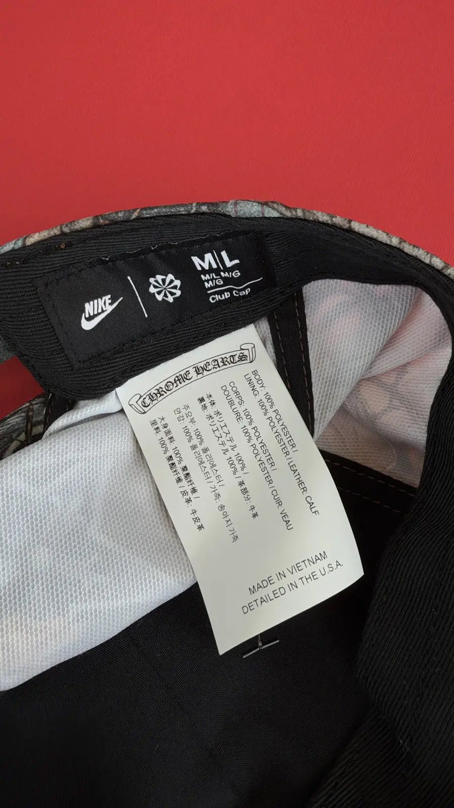 Nike x NOCTA x Chrome Hearts Cap Chrome Hearts
