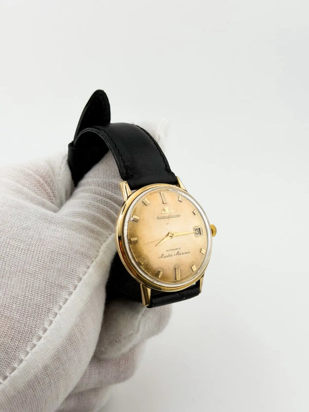 1960s Jaeger LeCoultre Automatic Master Mariner Gilt Watch