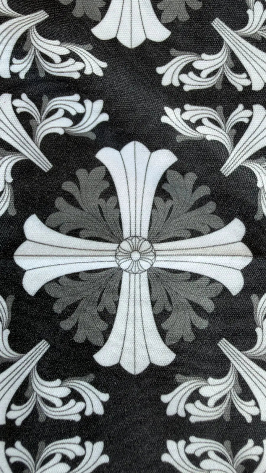 Chrome Hearts Cross Motif Silk Bandana Chrome Hearts