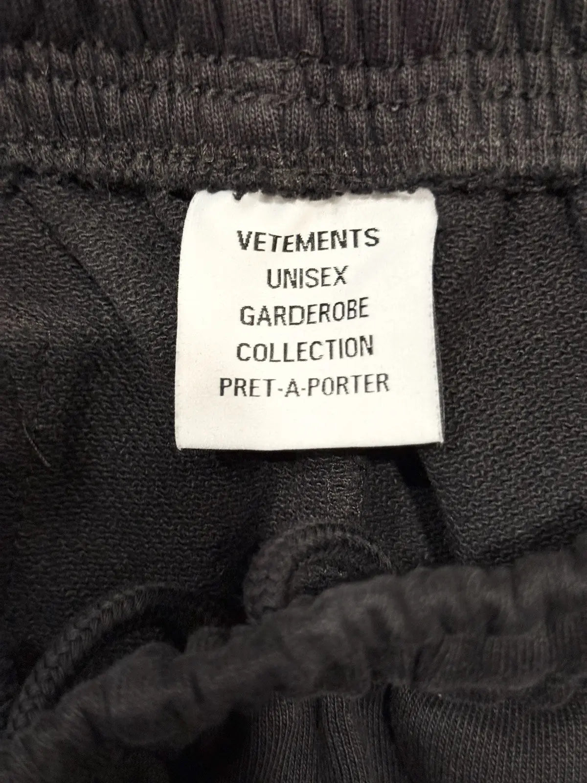 FW22 Vetements Hi-Speed Wide Baggy Sweatpants