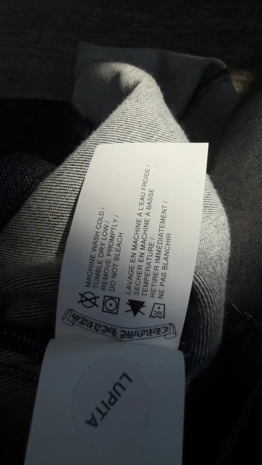 Chrome Hearts Denim Flared Pants Chrome Hearts
