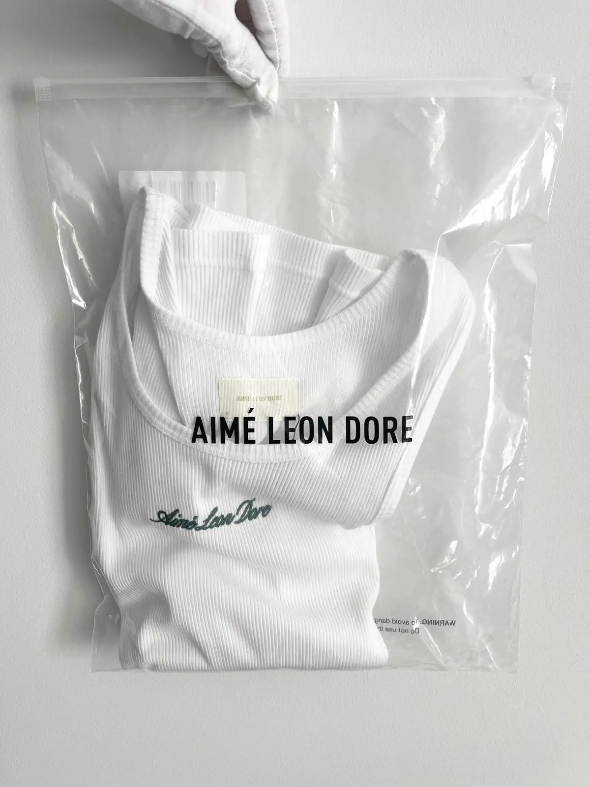 SS24 Aimé Leon Dore Embroidered Logo Tank Top