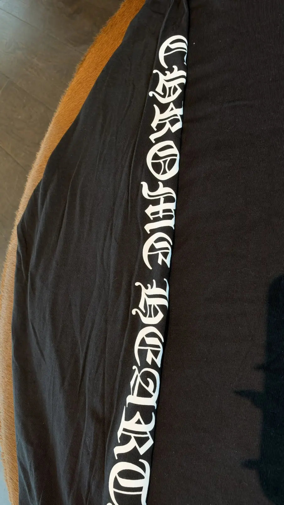 Chrome Hearts Scroll Logo Long-Sleeve T-Shirt Size XXL Chrome Hearts