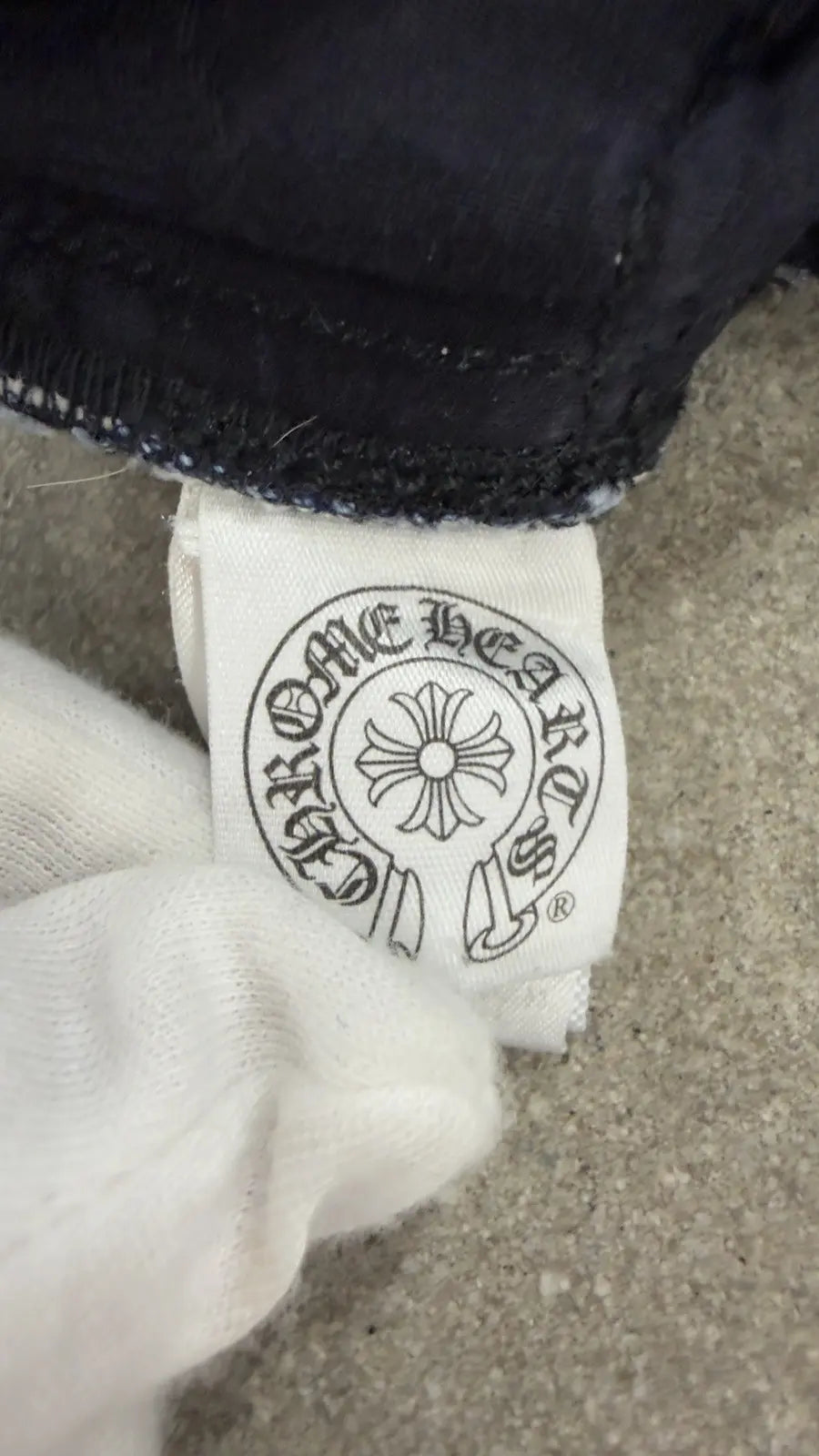 Chrome Hearts Star Lucky Patch Black Patch Denim
