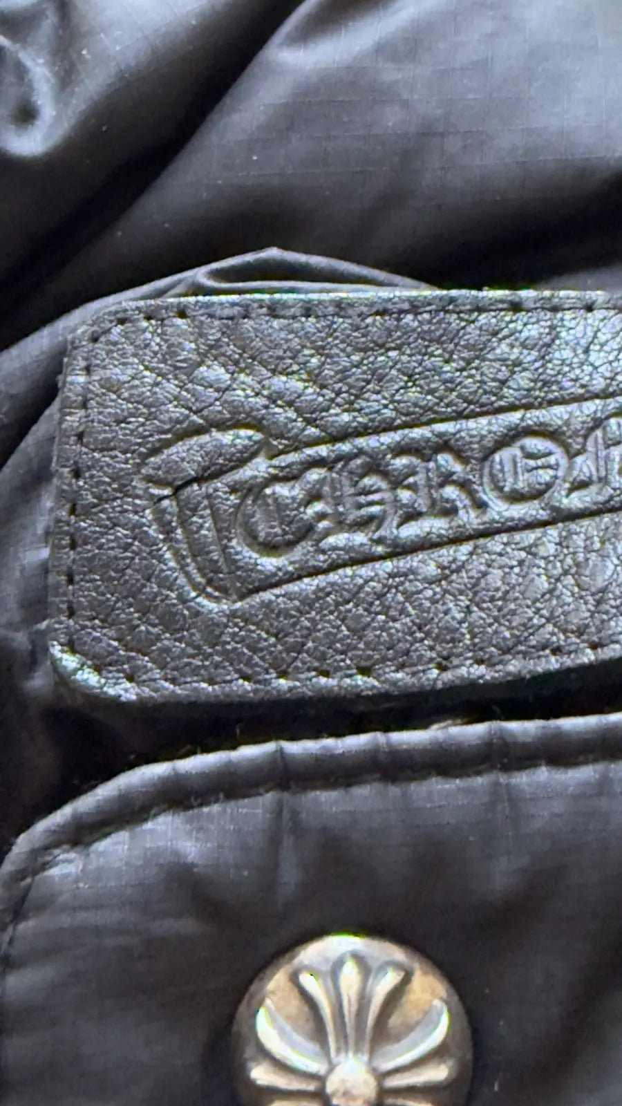 Chrome Hearts Black Puffer Jacket
