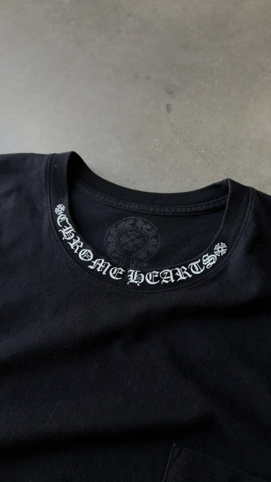 Chrome Hearts Neck Logo T-Shirt