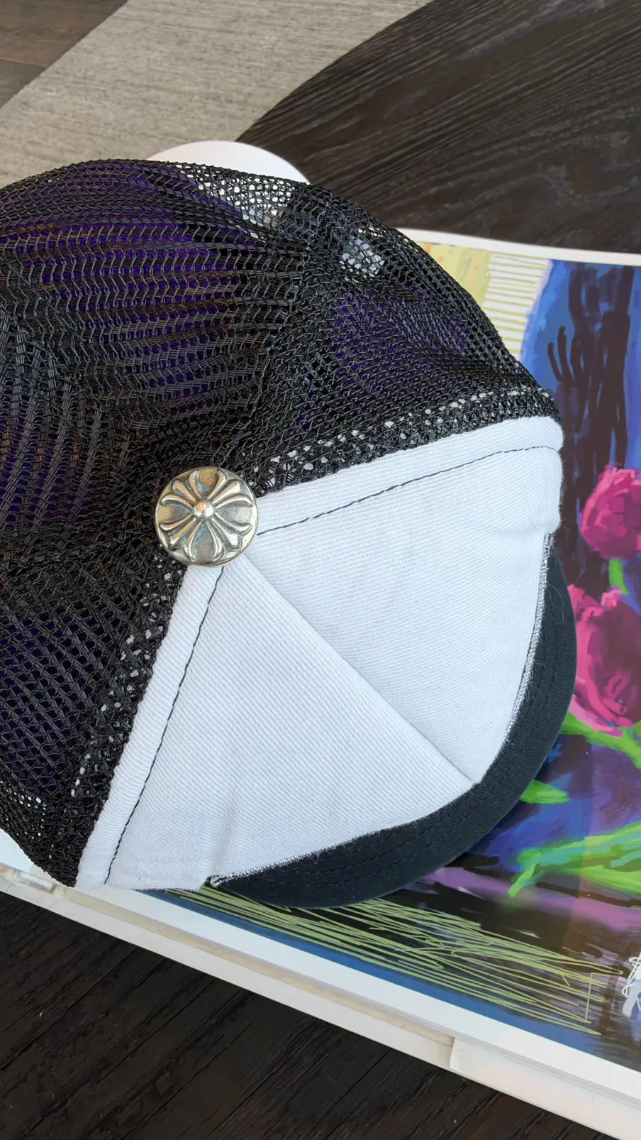 Chrome Hearts CH Hollywood Trucker Hat Chrome Hearts