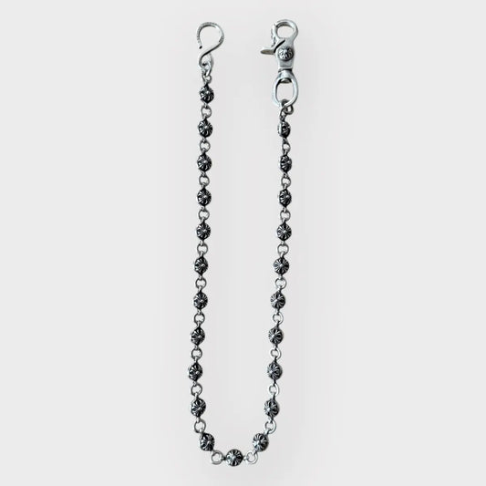 Chrome Hearts 24 inches Big Cross Ball Wallet Chain