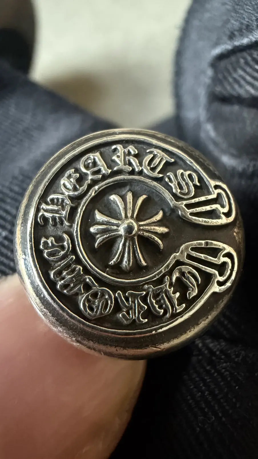 Chrome Hearts Flooded Back Patches Chino Pants