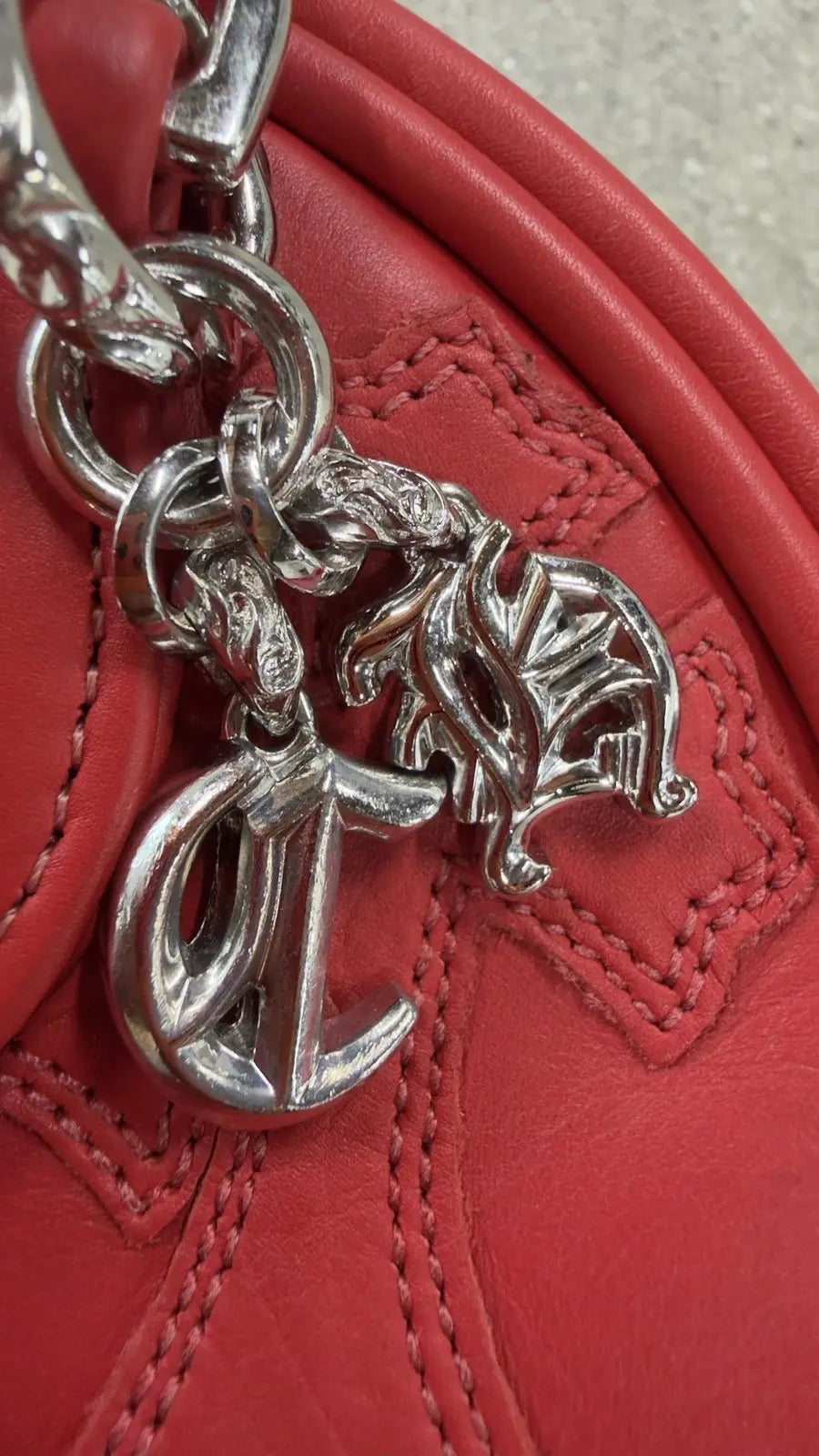 Chrome Hearts Mini Cross Patch Bowling Bag