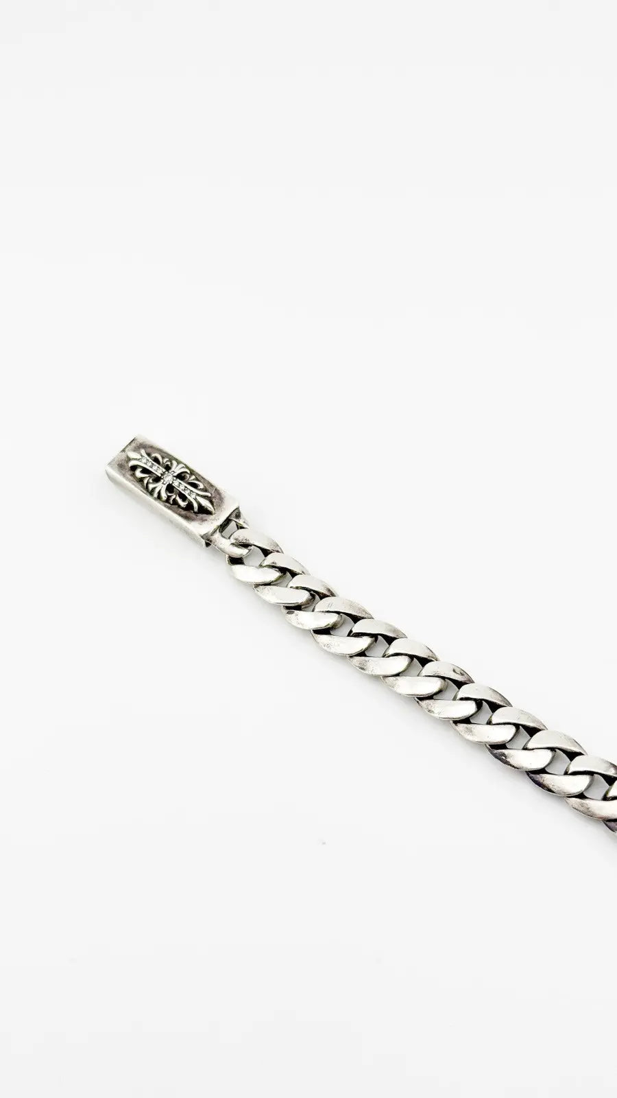 Chrome hearts Diamond ID Bracelet Cuban